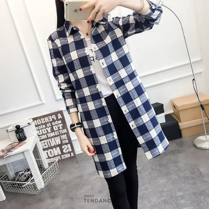 Chemise Oversize à Carreaux | France-Tendance