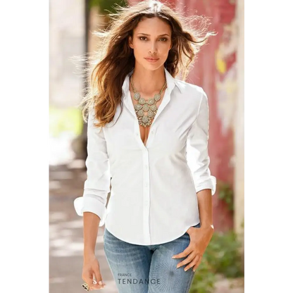 Chemisier à Manches Longues | France-Tendance