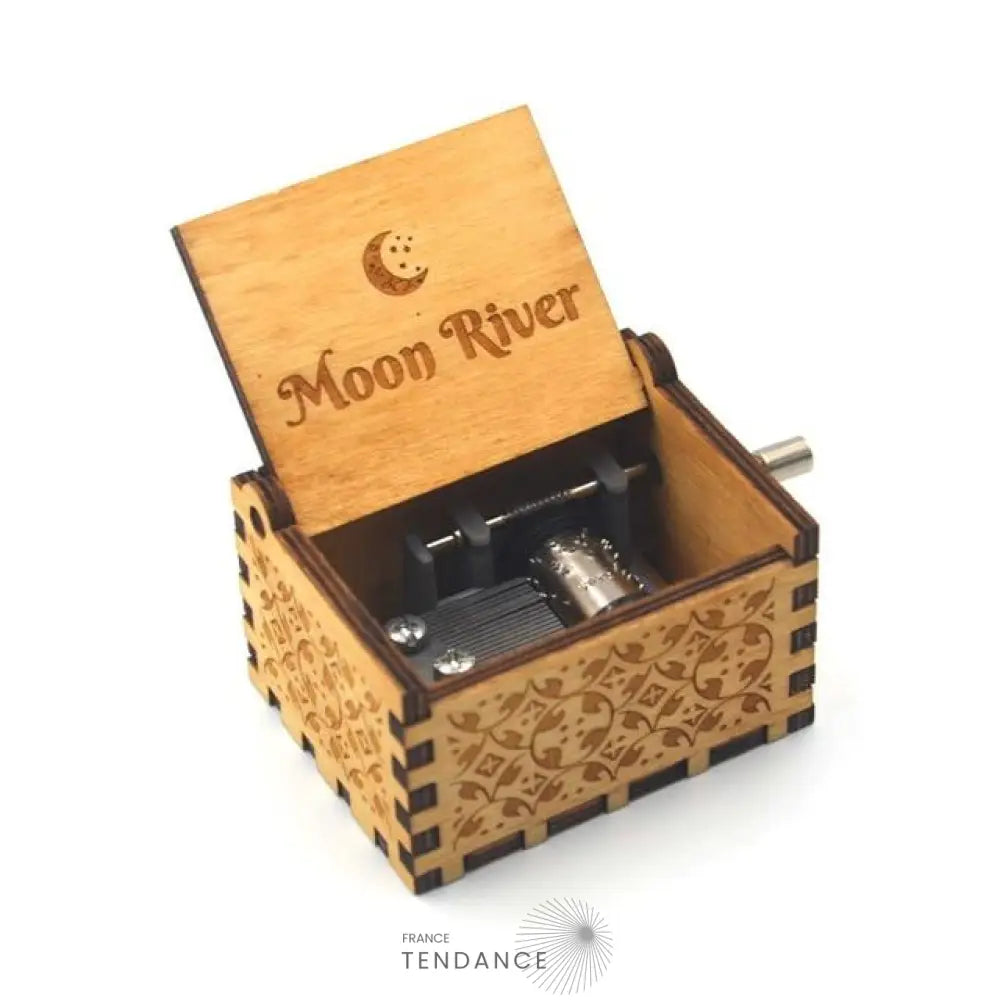 Coffre à Musique En Bois Naturel | France-Tendance