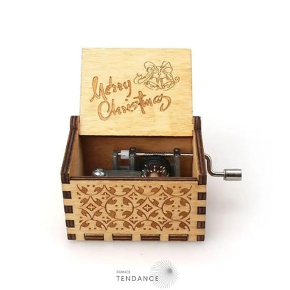 Coffre à Musique En Bois Naturel | France-Tendance