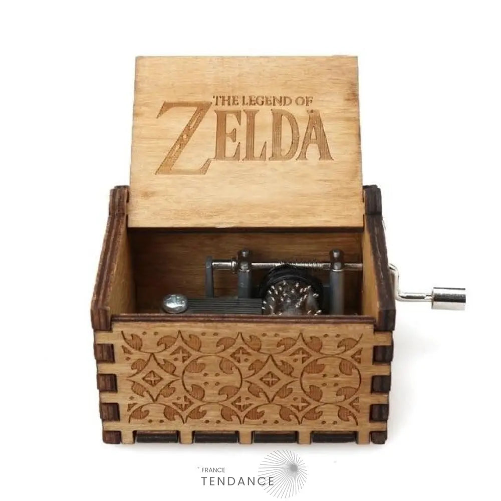 Coffre à Musique En Bois Naturel | France-Tendance