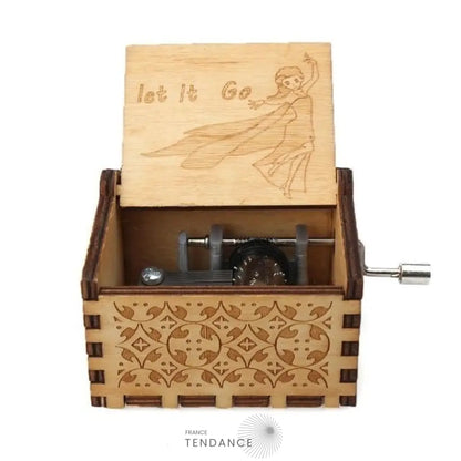 Coffre à Musique En Bois Naturel | France-Tendance