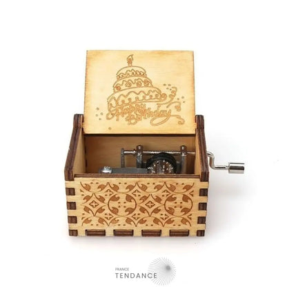 Coffre à Musique En Bois Naturel | France-Tendance