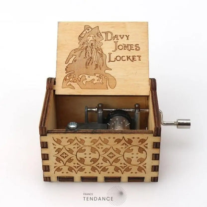 Coffre à Musique En Bois Naturel | France-Tendance