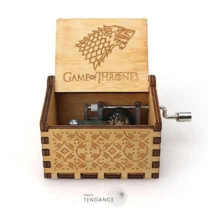 Coffre à Musique En Bois Naturel | France-Tendance