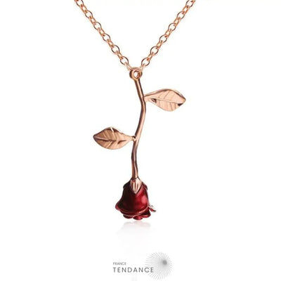 Collier Rose éternelle | France-Tendance