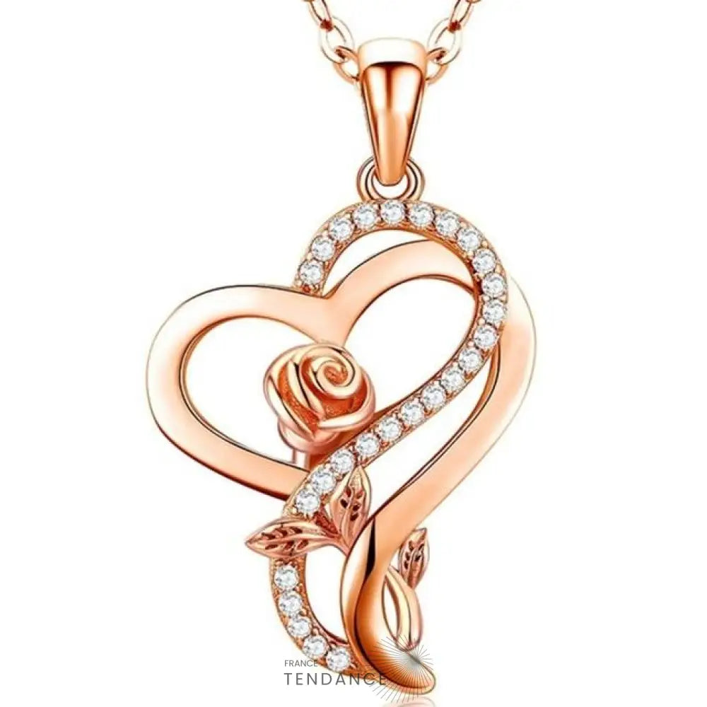 Collier Avec Une Rose | France-Tendance