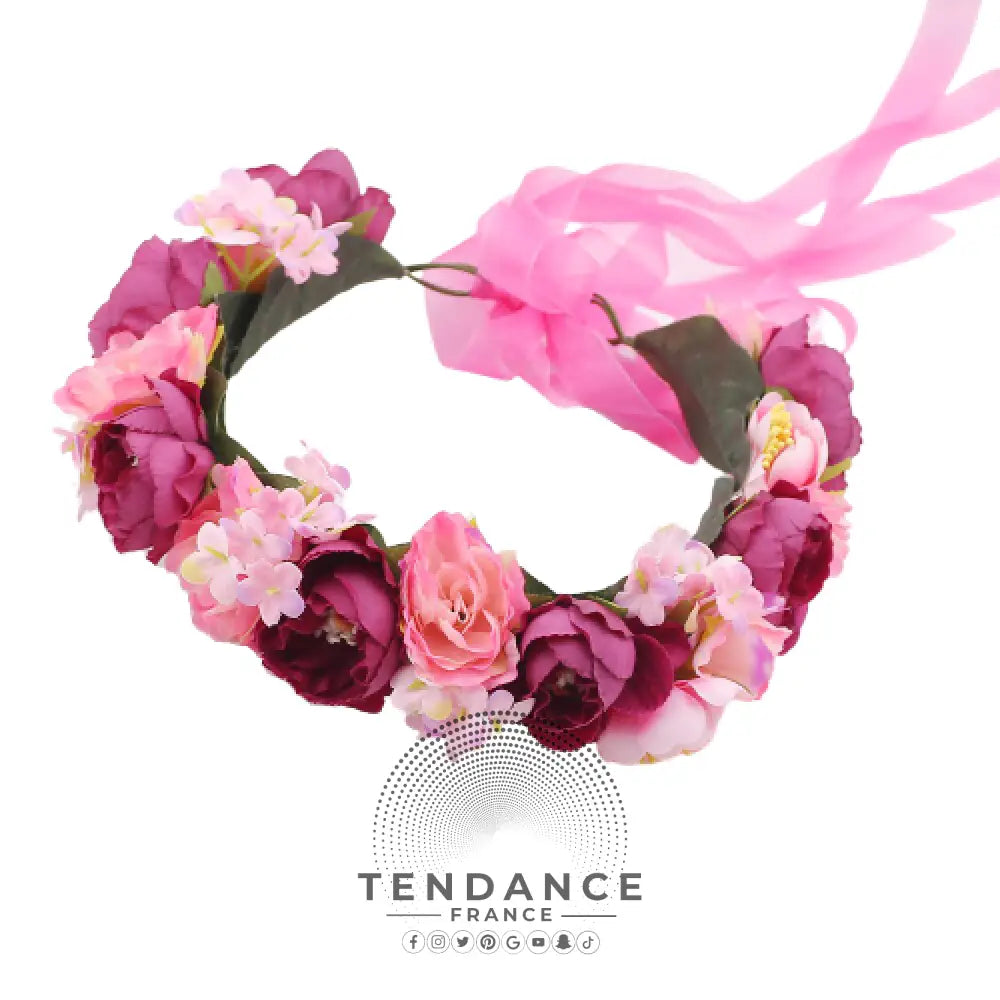 Couronne De Fleurs Femme | France-Tendance