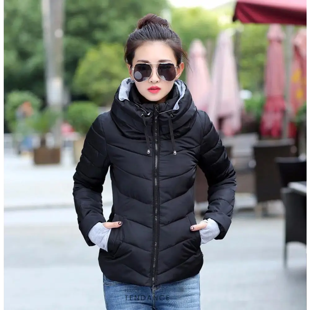 Doudoune Courte à Capuche | France-Tendance
