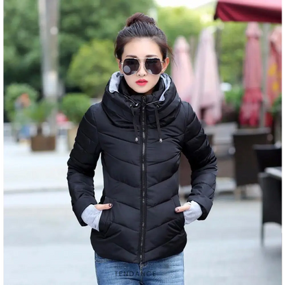 Doudoune Courte à Capuche | France-Tendance