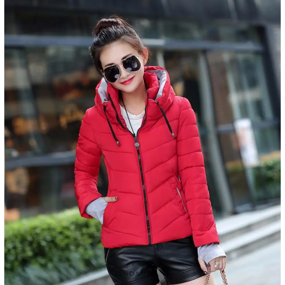 Doudoune Courte à Capuche | France-Tendance