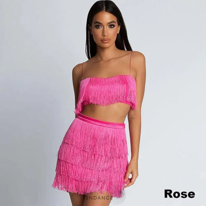 Ensemble Sofia 2 Pièces à Franges | France-Tendance