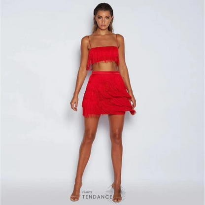 Ensemble Sofia 2 Pièces à Franges | France-Tendance