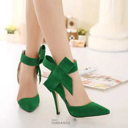 Escarpins à Bouts Pointus Avec Nœud Papillon |