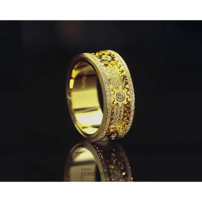 Eternity | Bague Rouages Du Temps Couleur Or (Edition Limitée 100 Exemplaires)