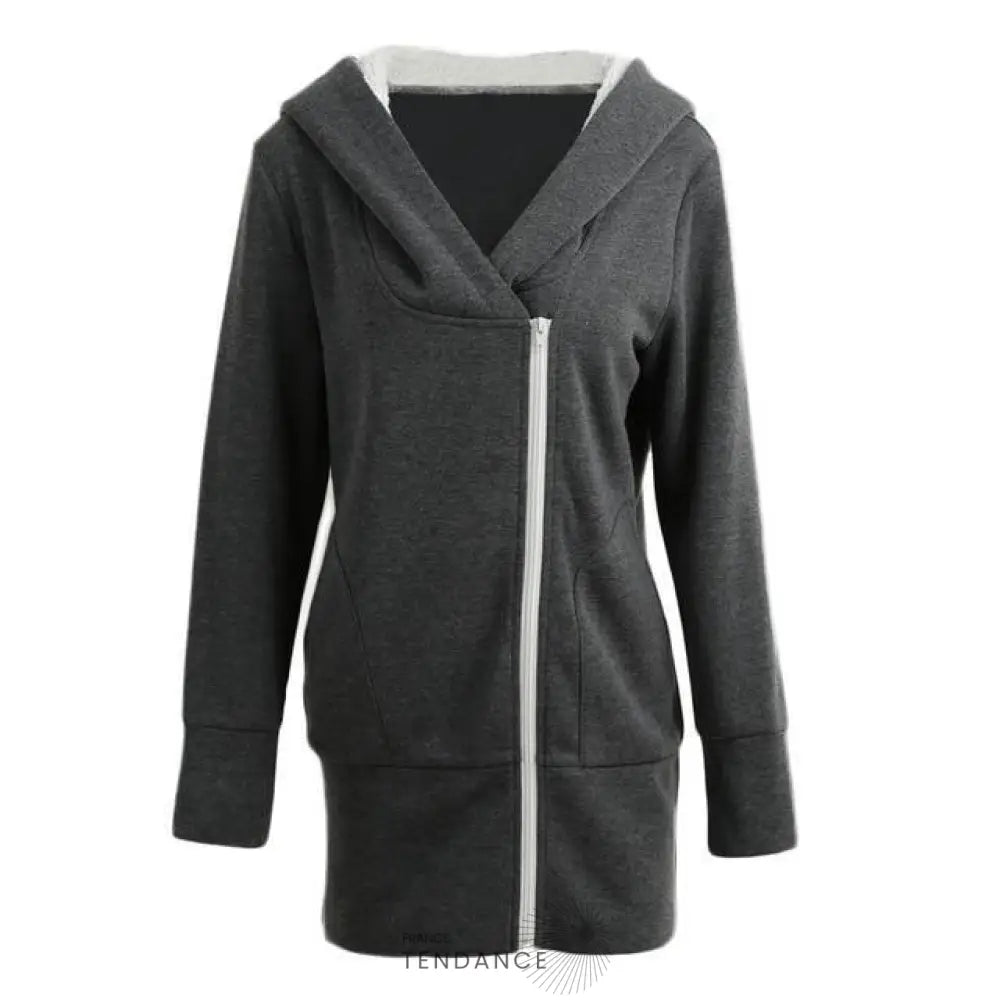 Gilet Mi-saison Asymétrique | France-Tendance