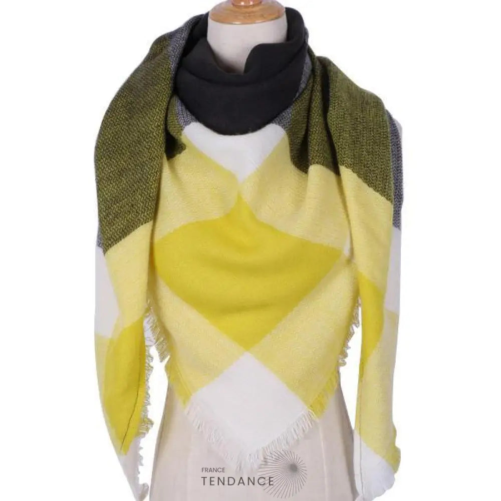 Grande écharpe Jacary à Motifs | France-Tendance