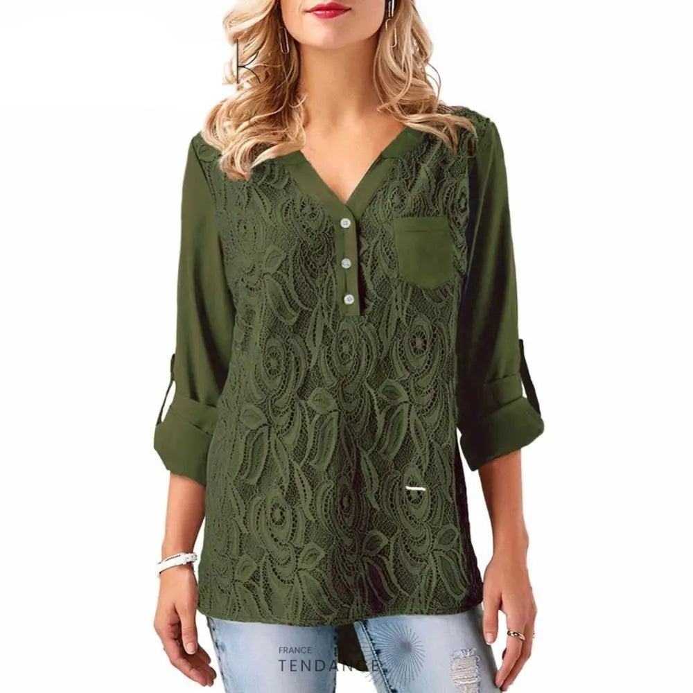 Haut à Motifs & Dos Original | France-Tendance