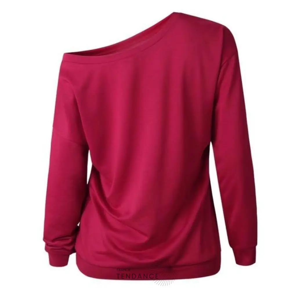 Haut Bardot Manches Longues | France-Tendance