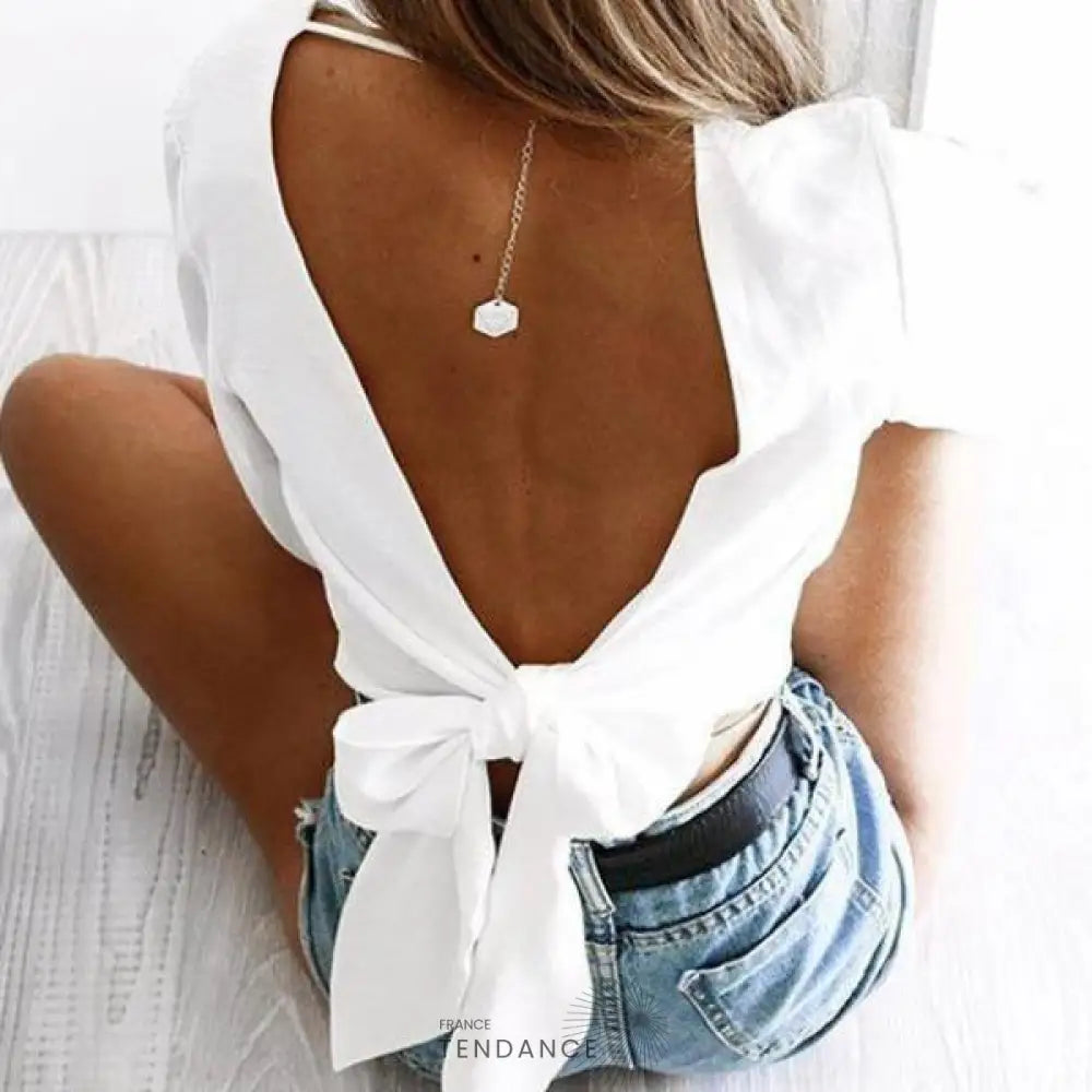 Haut Décolleté Dos Nu | France-Tendance