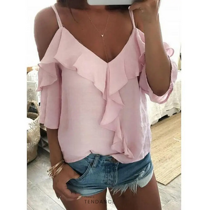 Haut Léger à Volants | France-Tendance