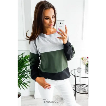 Haut Tricolore Dos à Lacets | France-Tendance