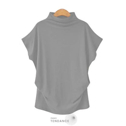 Haut Uni à Manches Chauve-souris | France-Tendance