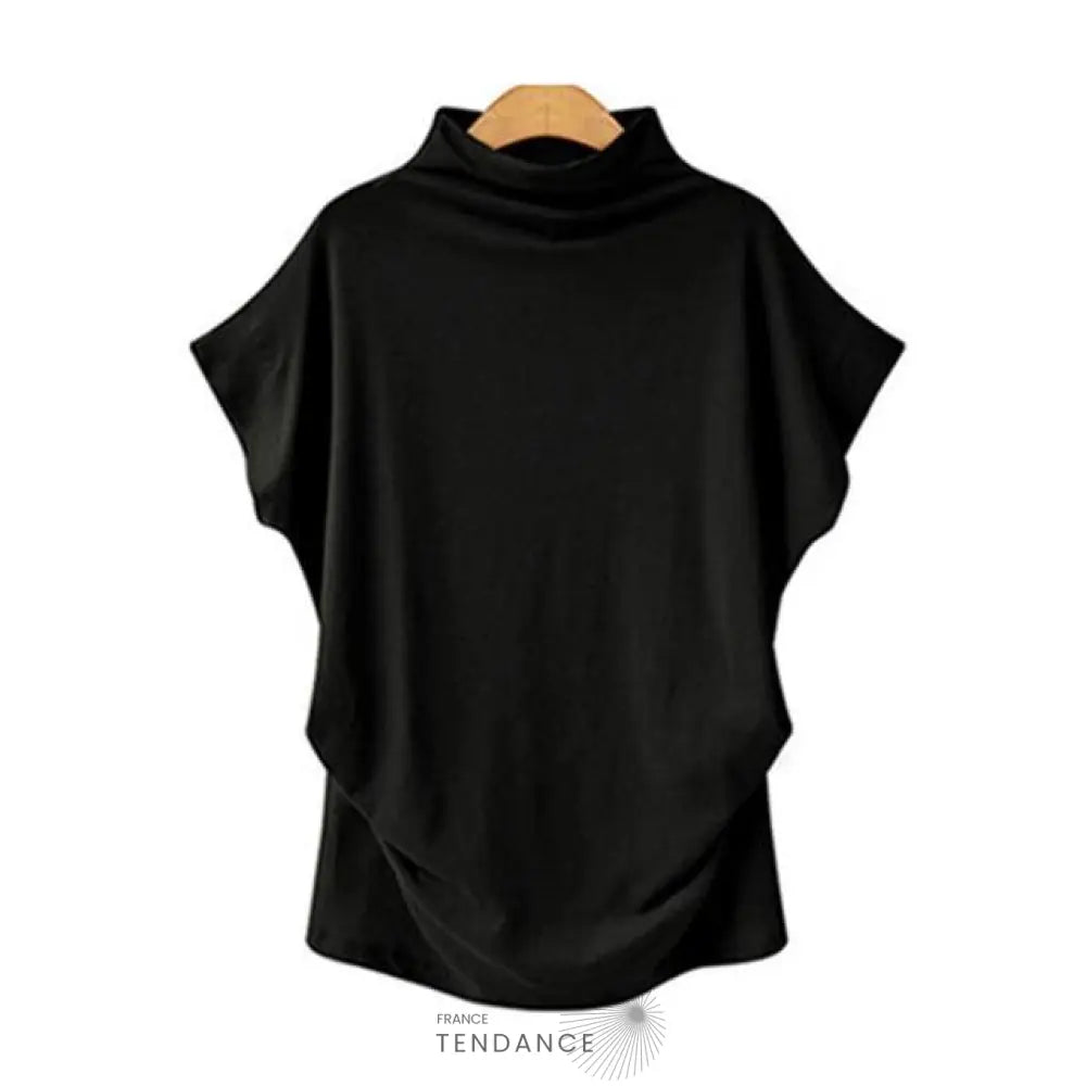 Haut Uni à Manches Chauve-souris | France-Tendance