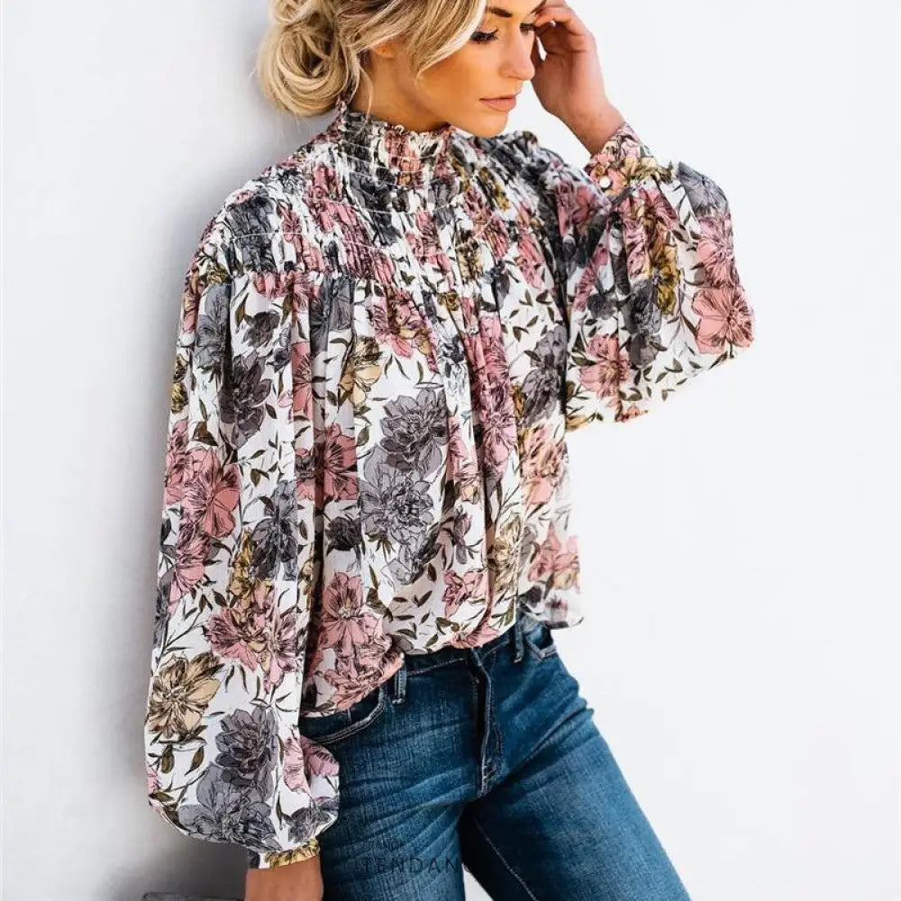 Haut Vintage Floral | France-Tendance