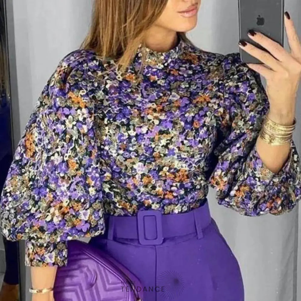 Haut Vintage Floral | France-Tendance