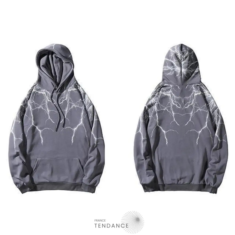 Hoodie Black Thunder | France-Tendance