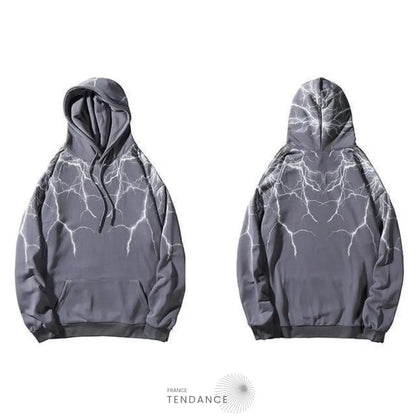 Hoodie Black Thunder | France-Tendance