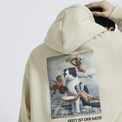 Hoodie Cat King | France-Tendance