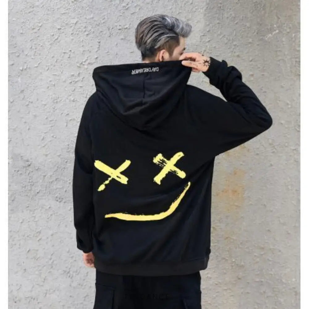 Hoodie Smile B&w (lil Peep x Marshmello)™ | France-Tendance