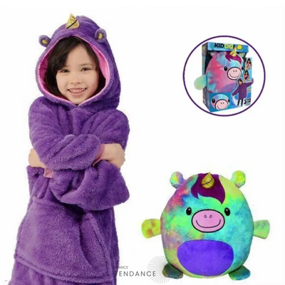 Kidoo™ | Peluche Maxiplaid 2en1 | France-Tendance