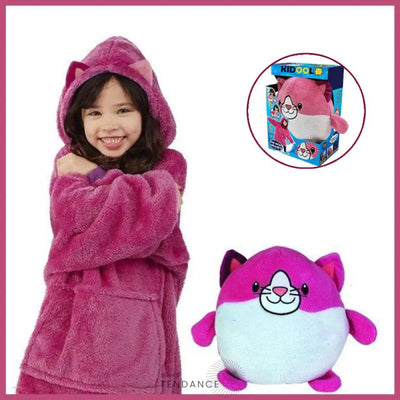 Kidoo™ | Peluche Maxiplaid 2en1 | France-Tendance