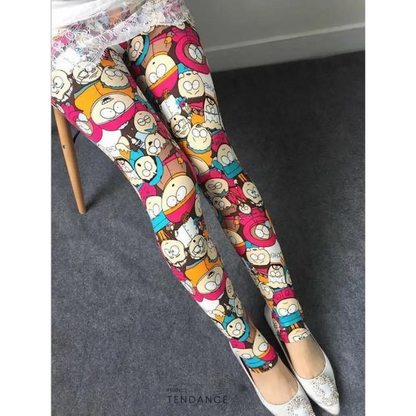 Legging Imprimé Dessins Animés | France-Tendance