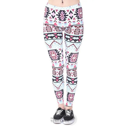 Legging Taille Haute à Motifs | France-Tendance