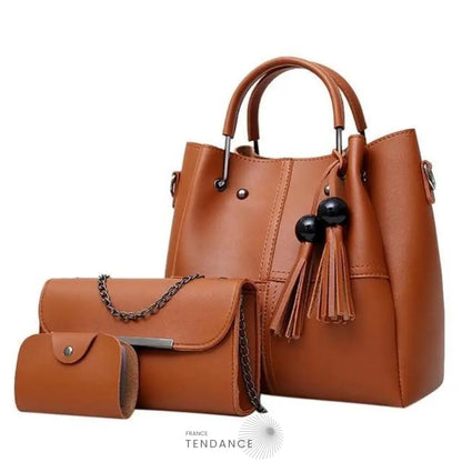 Lot De 3 Pièces Sac & Pochettes | France-Tendance