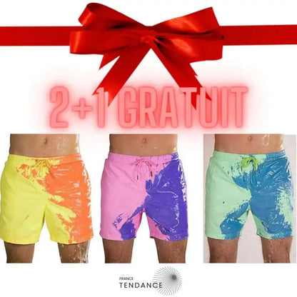 Magic-Short | Le Short De Bain Multicolor N°1 Tendance 2023 Pack 2+1 Offert (Bientôt Épuisé) / S