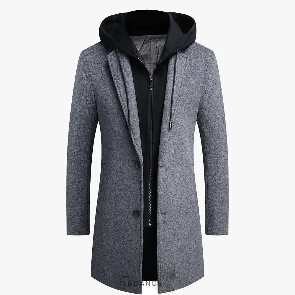 Manteau à Capuche Amovible | France-Tendance