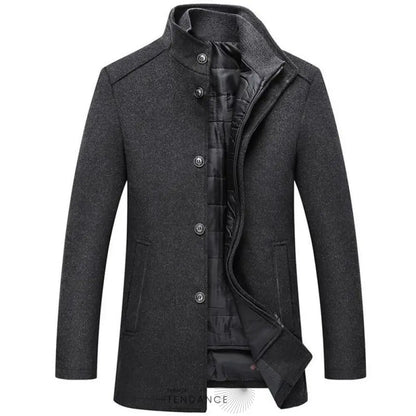 Manteau Coupe-vent En Laine | France-Tendance