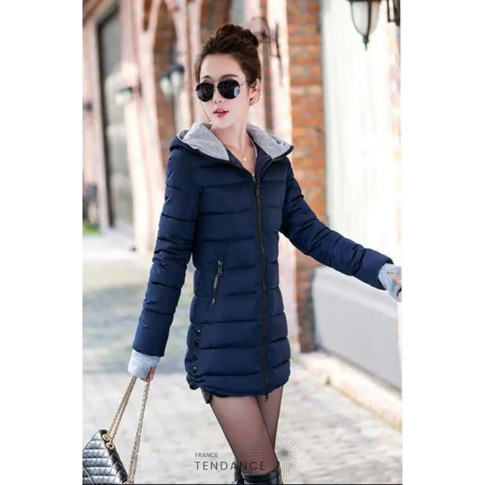 Manteau Long Matelassé Pour Femme | France-Tendance