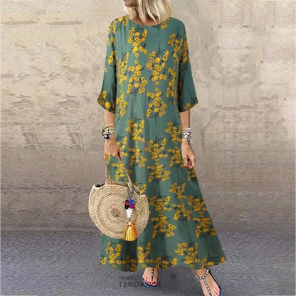 Maxi Robe Bohème Imprimée | France-Tendance