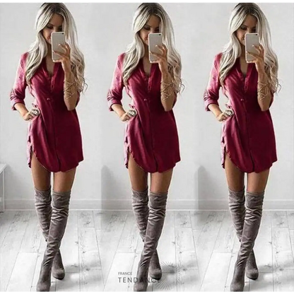 Mini Robe/chemise | France-Tendance