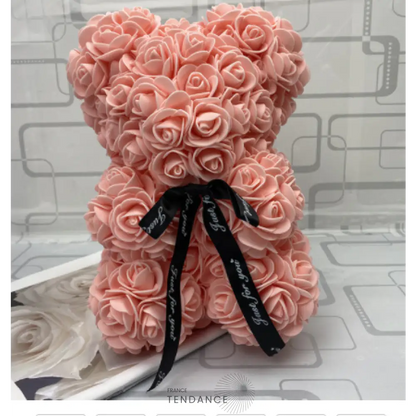 Ourson Xl En Roses éternelles | France-Tendance