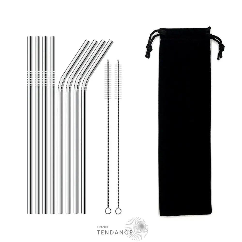 Pailles En Acier Inoxydable | France-Tendance