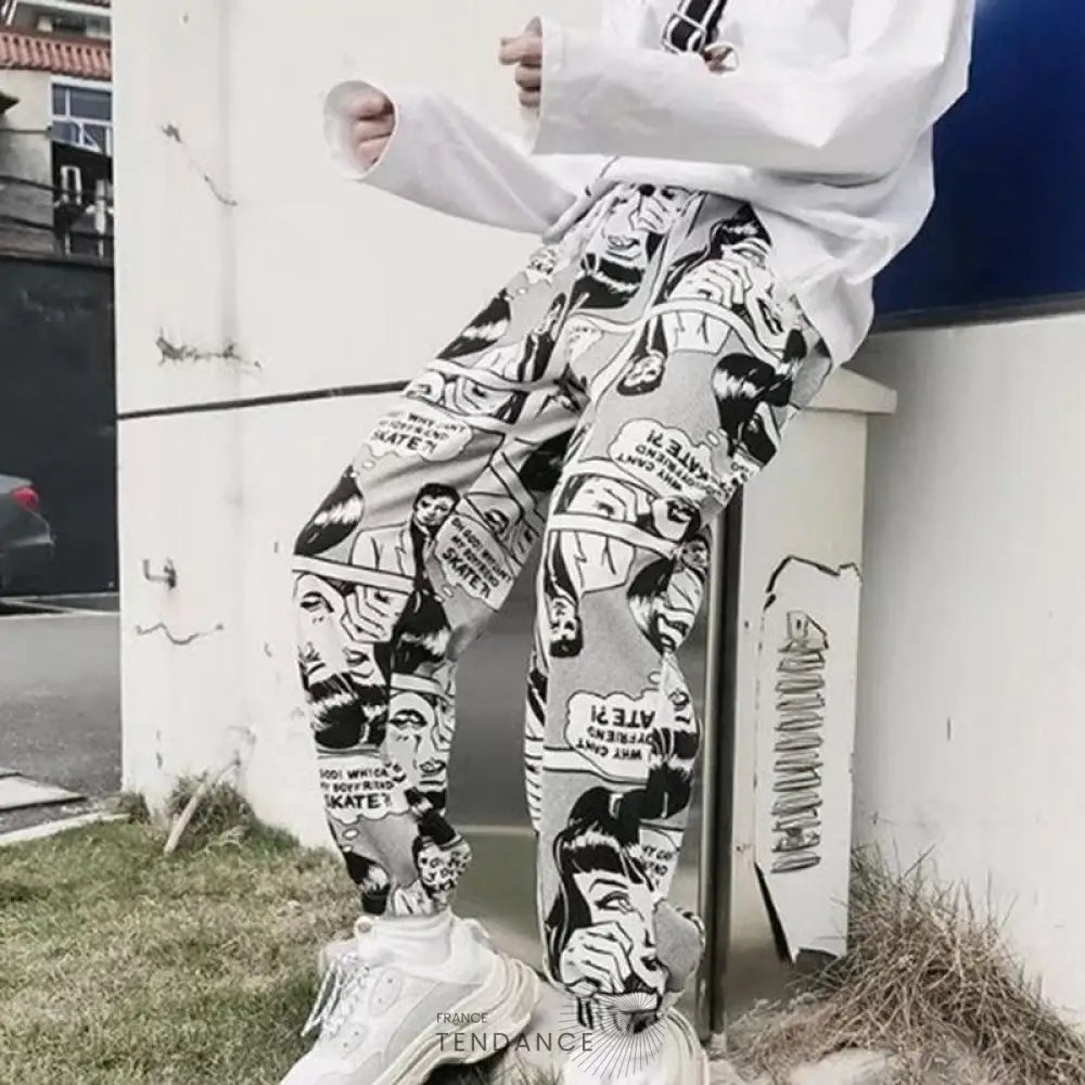 Pantalon White x Cartoon™ | France-Tendance