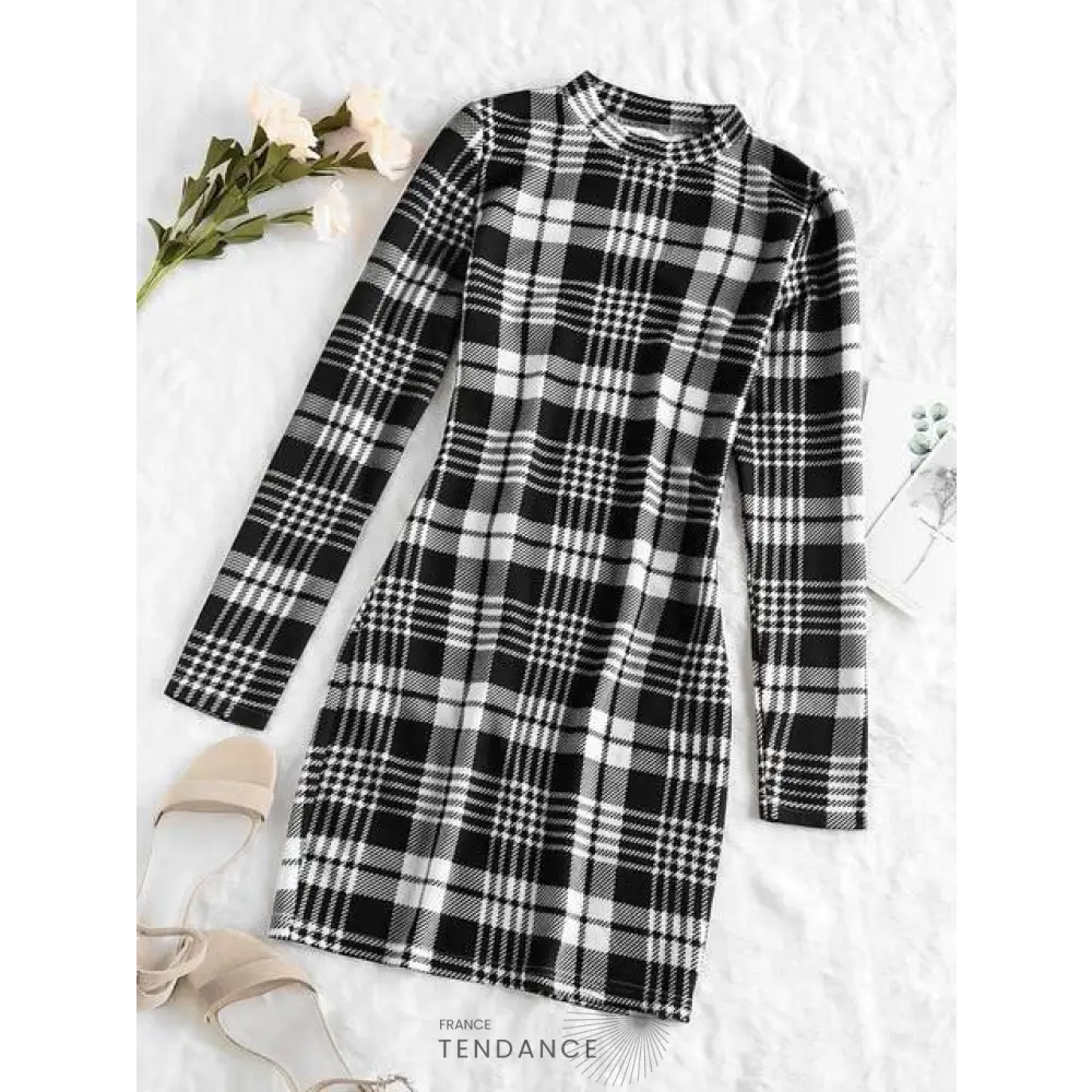 Petite Robe à Carreaux | France-Tendance
