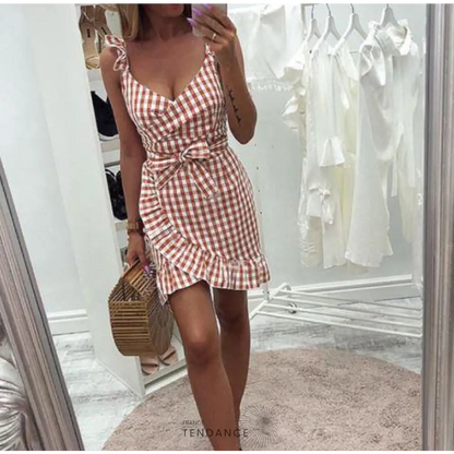 Petite Robe à Carreaux | France-Tendance